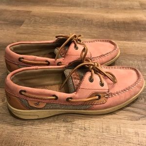 Sperry Topsider Salmon Boat Shoes 8M